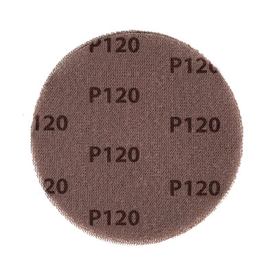 Диск шлифовальный на сетчатой основе 125 мм, Р120, 5 шт Kranz, KR-90-0043