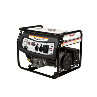 Генератор бензиновый KR8000, 8кВт, 230В, 25л, ручной старт KRANZ, KR-16-1137