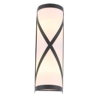 ST LUCE SL076.411.01 Светильник уличный настенный ST-Luce Черный/Белый E27 2*60W