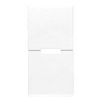 Vimar Две клавиши 1М без символов для персонализации, белые, 20755.B Vimar Две клавиши 1М без символов для персонализации, белые, 20755.B