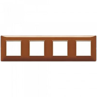 Vimar Накладка для 8 модулей (2+2+2+2) расстояние между центрами 71мм рефлекс "табак", 14669.49 Vimar Накладка для 8 модулей (2+2+2+2) расстояние между центрами 71мм рефлекс "табак", 14669.49