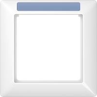 Рамка 1-кратная для вертикальной и горизонтальной установки; термопласт, AS581BFINAWW Рамка 1-кратная для вертикальной и горизонтальной установки; термопласт, AS581BFINAWW