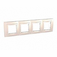 Unica Рамка 4-ная, беж.
