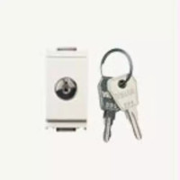 Vimar Кнопка 1P NO 16A с ключом унифицированным , белая, 16180.CU.B