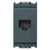 Vimar Розетка для штекера RJ45 серая, 16337