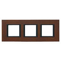 MGU68.006.7A3 - UNICA CLASS РАМКА 3-постовая, КЕЛЬТСКАЯ СТАЛЬ