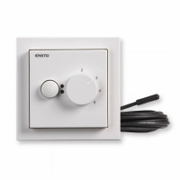 ECO10FI-084 - Терморегулятор теплого пола,2300Вт,10А, Impressivo, белый - Ensto