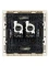 FORTE&PIANO Роз. комп. 2-ая RJ45 кат.5E FP433 ван. IEK, FP-K20-1-K10