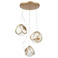 ST LUCE SL1181.313.03 Светильник подвесной ST-Luce Латунь/Латунь, Прозрачный E27 3*40W