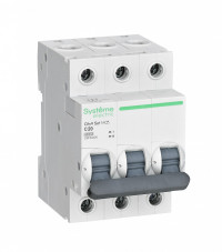 City9 Set Автоматический выключатель (АВ) С 20А 3P 4.5kA 400В, Systeme Electric, C9F34320