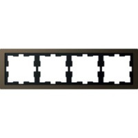 D-Life Рамка 4-ная, мокко