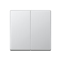 Клавиша для KNX кнопки, 2 группы; дюропласт; алюминий, A102AL