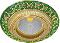 FD1004VEEN Fede Светильник встраиваемый SMALTO ITALIANO, Emerald Green FD1004VEEN Fede Светильник встраиваемый SMALTO ITALIANO, Emerald Green