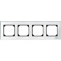 M-Elegance Рамка 4-ная, стекло бриллиант