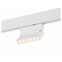 ST LUCE ST362.536.06 Магнитный трековый светильник белый LED 1*6W 3000K 532Lm Ra>80 36° IP20 L120xW22xH134 48V