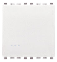 Vimar Выключатель 1P на 2 модуля 16AX, белый, 20001.2.B