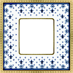 FD01471NEOB Fede Belle Epoque Porcelain Рамка 1-ная, Black Lys-Bright Gold