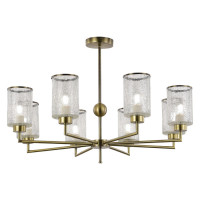 ST LUCE SLE1046-302-08 Светильник потолочный Бронза/Прозрачный E27 8*60W