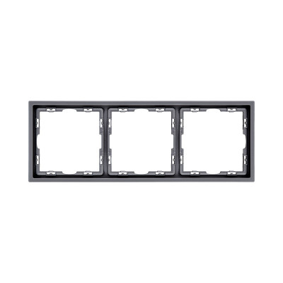 Рамка 3-постовая, серый Kollinger Eclipse EC3GY