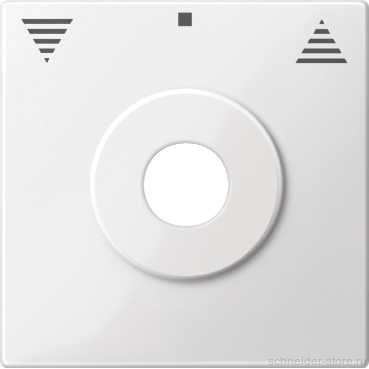 SM Накладка на мех-зм выключателя с ключом для жалюзи с маркировк. вверх/вниз, бел.