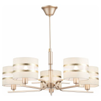 Evoluce SLE300203-05 Светильник потолочный Шампань/Белый, Золотистый E14 5*40W