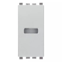 Vimar Индикатор световой с белым диффузором ,серебро матовое, 20386.B.N