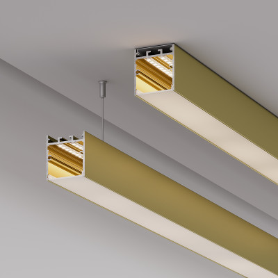 Профиль SL-LINE-3638-LW-2000 ANOD GOLD (Arlight, Алюминий), 039981