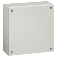 Legrand Промышленная коробка Atlantic - металлическая квадратная - IP66 - IK10 - 400x400x120 мм - RAL 7035, 035612