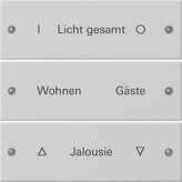 2203015 Gira Набор клавиш 3-клав.,  ГРАВИРОВКА