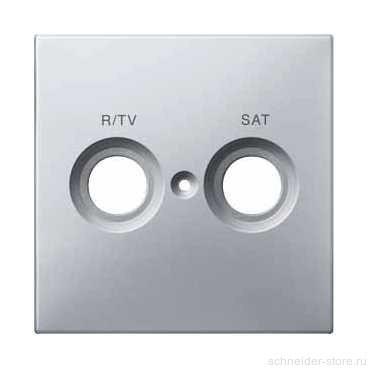 SD Накладка R/TV+SAT, алюм.