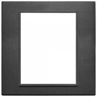 Vimar Накладка Eikon Evo на 8 модулей, черная полностью, 21668.18