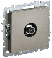 BRITE Роз. TV проходная РТВ10-0-БрШ шамп. IEK, BR-A10-P-K37 BRITE Роз. TV проходная РТВ10-0-БрШ шамп. IEK, BR-A10-P-K37