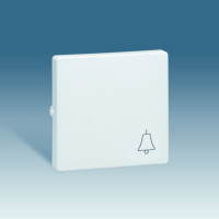 Simon S73Loft Клавиша 1- ная с симв. "лампа" для 73150-39, алюминий, 73018-63