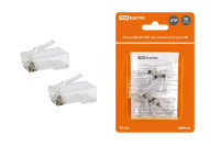 Разъем RJ-45 UTP для кабеля кат. 5Е, 8P8C в блистере (10шт) TDM Electric, SQ0561-0006