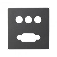 Simon 82 Detail Графит Накладка на механизм 7500092-039, 8200092-038