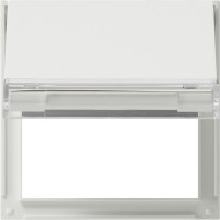 068066 Gira Плата с крышкой с полем для надписи