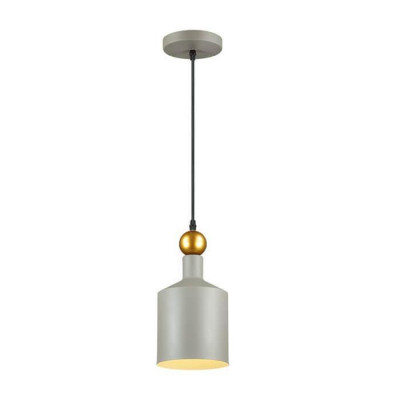 4086/1 PENDANT ODL19 361 серый/золотой Подвес Е27 1*40W 220V BOLLI
