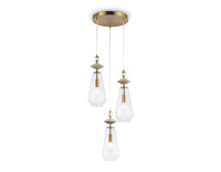 Подвесной светильник с травертином E14*3, AMBRELLA LIGHT, LH53302