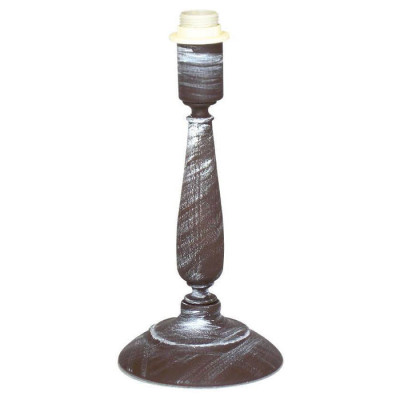 49312 Основа для настольной лампы VINTAGE, 1X40W (E14), ?120, H260, сталь, патина, серо-коричневый