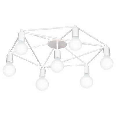 97896 Потолочный светильник STAITI, 7х40W (E27), ?760, H140, сталь, белый