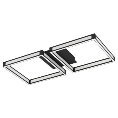 99788 Потолочный светильник ALTAFLOR, LED 24W, 2400lm, L640, B295, H70, сталь, черный/пластик, белый