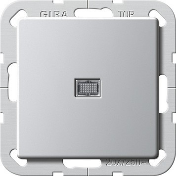 Выключатель двухполюсный "Британский стандарт" с подсветкой 20А