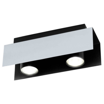 97395 Светодиод. потолочный светильник VISERBA, 2х5W (GU10), L270, B85, H115, 2х400lm, сталь, белый, 97395