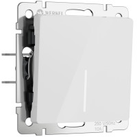 Werkel W1110141/ Выключатель одноклавишный с подсветкой (белый акрил), a063999