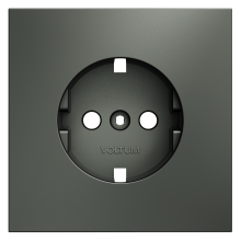 Накладка для розетки с заземлением, S70 (титан), VLS000606