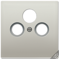 Крышка для SAT-TV-FM-розеток, фиксация винтом; металл; латунь antik; Messing, ME2990SATAT