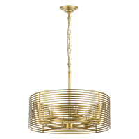 Lightstar 728063 (MD20105-6A) Люстра ZETA 6х40W E14 ЗОЛОТО (в комплекте)