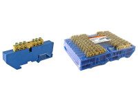 Шина "N" нулевая с изолятором на DIN-рейку 8x12мм стойка бол. 6 групп TDM Electric, SQ0801-0030