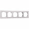 Werkel W0051117/ Рамка на 5 постов Favorit (дымчатый,стекло), a050898