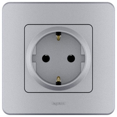 Legrand Рамка 1 пост - Legrand Inspiria - алюминий, 673932